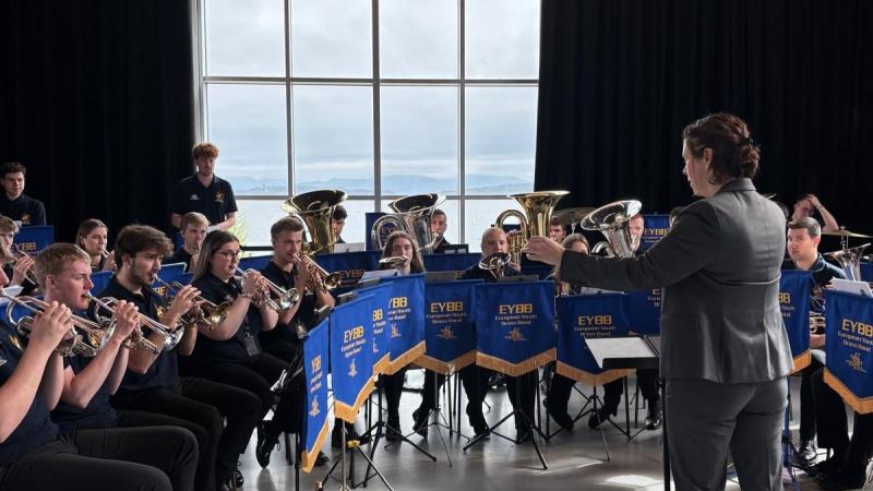 EYBB 2025 tijdens de openingsceremonie in Stavanger Noorwegen.